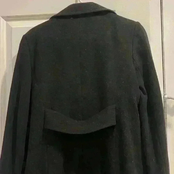 Larry Levine Design Lambswool & Cashmere Peacoat - Picture 7 of 10